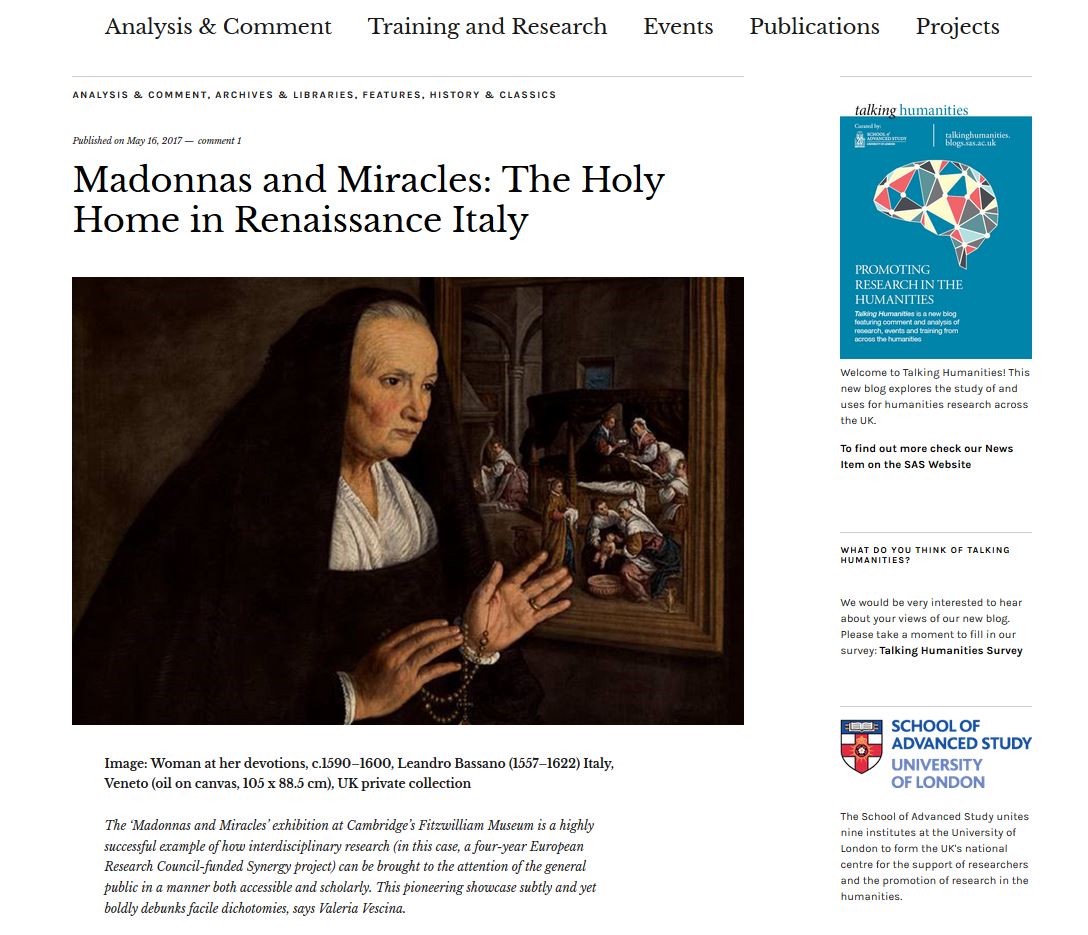 Review of Madonnas and Miracles