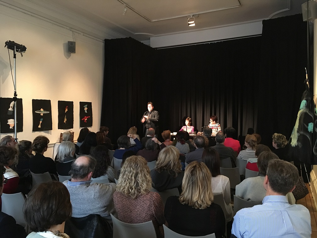 Todd Swift introducing Valeria and Rosie